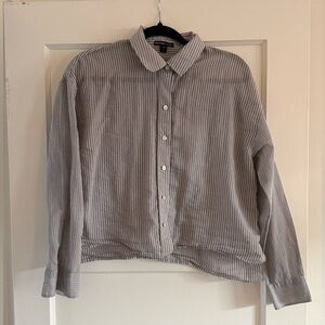 James Perse striped button up